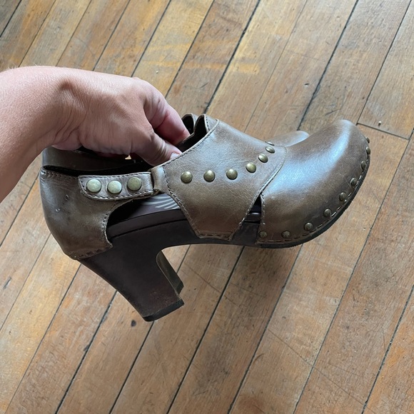 Dansko Ryder, studded, leather, 3” heeled shoes - Picture 1 of 8